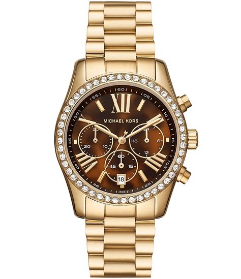 mini lexington watch michael kors|Michael Kors lexington chronograph watch.